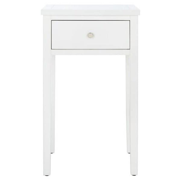 Safavieh Abel End Table- White - 29.7 x 14.2 x 16.9 in. AMH6626E - main